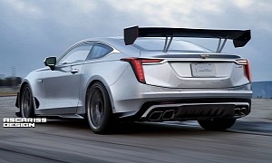 This Cadillac CT5-V Blackwing Coupe Is Merely Wishful Thinking, Still Looks Crazy Cool