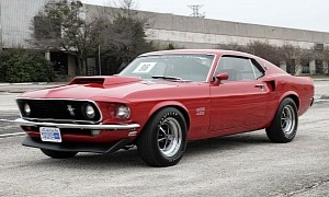 This Candy Apple Red Ford Mustang Boss 429 Is the Embodiment of All Things Cool