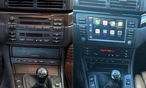This CarPlay Upgrade Makes the BMW E46 Look Like a New-Generation Car