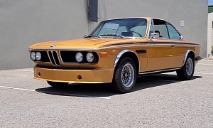 This Ceylon Gold 1972 BMW 3.0 CSL Won’t Go Unnoticed