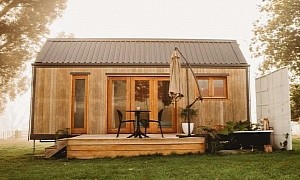 This Charming Wooden Tiny House Blends Seamlessly With Its Natural Surroundings