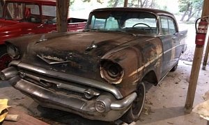This Chevrolet Bel Air Barn Find Looks Like a Sad Smiley Face