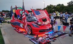 This Chevrolet Corvette Makes Every Day the 4th of July