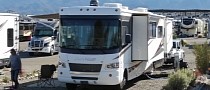 This Class A Motorhome Has a Homey Design With Two Sleeping Areas and a Spacious Bath