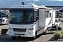 This Class A Motorhome Has a Homey Design With Two Sleeping Areas and a Spacious Bath