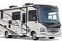 This Class A Motorhome Screams Luxury, Has an Outside Kitchen and Entertainment Center