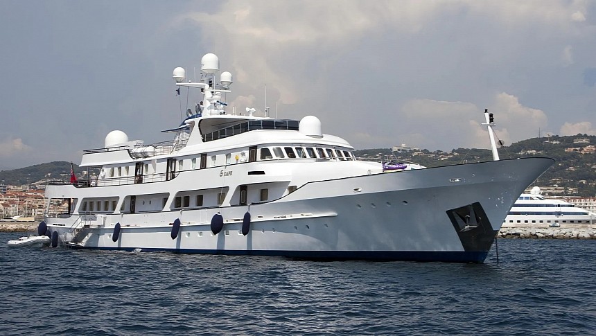 The Meserret II is a 45-year-old Dutch yacht with modern amenities