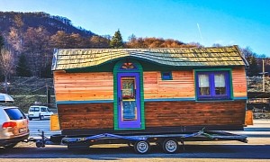 This Colorful Tiny House Features an Efficient Floor Plan That Defies Space Limitations