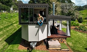 This Container House Has an Interior Design That Is Connected to the Nature Around It
