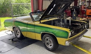 This Corn Cob Mini Plymouth Duster Project Car Lived a Short Life, Tuning Mishaps to Blame