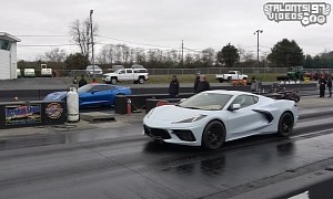 This Corvette Claims It's the Fastest All Motor C8, Lets Us Check the Time Slips