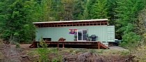 This Couple Created a $20K Tiny House With a Cabin Aesthetic Out of a Shipping Container