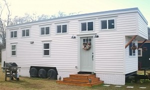 This Couple Downsized to a Tiny House With Two Lofts and a Large Bathroom