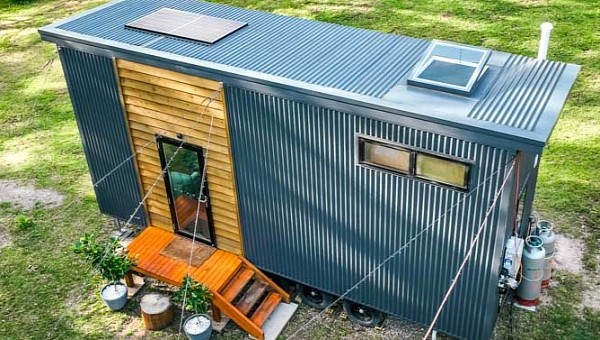 Tiny house with outdoor living