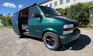 This Couple Turned a Chevy Astro Van Into the Perfect Stealth Camper for Weekend Getaways