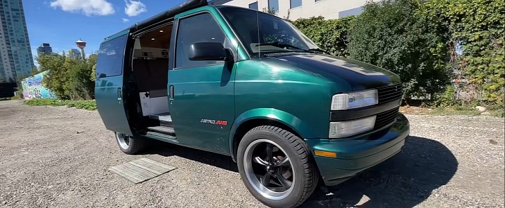 A couple turned a Chevy Astro Van into the perfect stealth camper