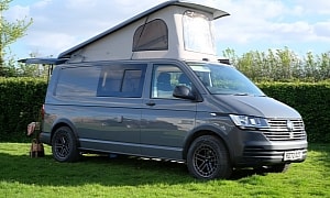 This Custom Camper Van Has an Awesome Pull-Out Seating Area at the Rear