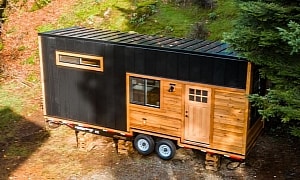 This Custom Tiny House Offers an Aesthetic Feast With Beautiful Woodworking Throughout
