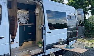 This Custom Van Conversion With Elevator Bed Is Perfect for Outdoor Family Adventures