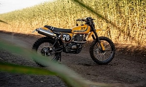 This Custom Yamaha XT500 Is a Succulent Tribute to Vintage Motocross Bikes
