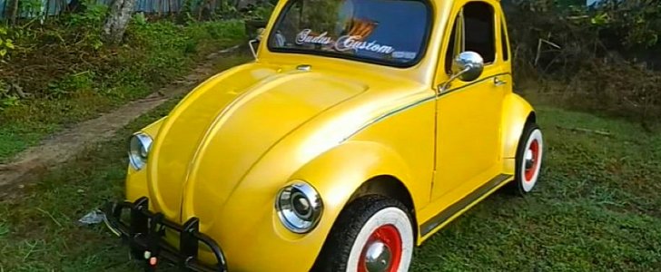 VW Beetle made from scratch, by hand in India