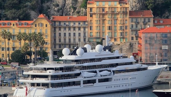 Katara is a giant superyacht allegedly owned by a billionaire former Emir