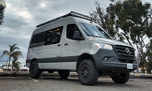 This Deluxe Sprinter Camper Van Is a Beachgoer's Dream, Blends Style With Practicality