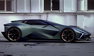 This Digital Lamborghini 4-Seater Concept Stems From a Professional's Imagination 