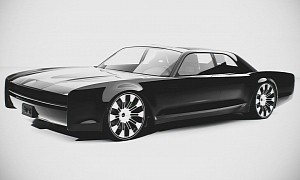 This Digital “Matrix Car” Has Modernized 1965 Lincoln Continental Vibes All Over It