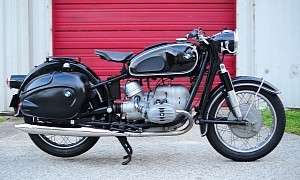 This Divine 1964 BMW R50/2 Looks Seriously Rad Wearing Curvy Saddlebags