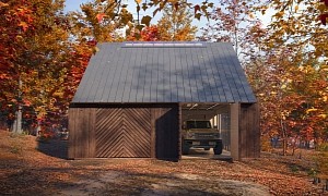 This DIY Project Is a Rustic Garage That Doubles as a Cool Man Cave