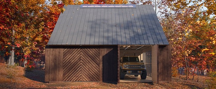 The Garage is a rustic garage that works just as well as a display for your cars and a man cave 