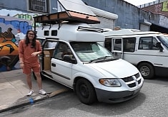 This Dodge Caravan Camper Van Is a Unique Tiny Home on Wheels With a Creative DIY Setup