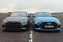 Sibling Rivalry: Audi RS3 and S3 Drag Race to the 1/4-Mile Line
