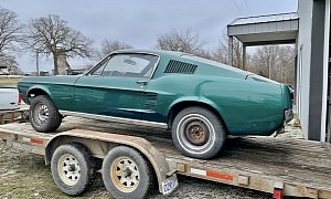 This Dusty 1967 Ford Mustang Fastback Will Get the New V8 It Truly Deserves