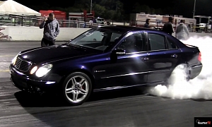 This E 55 AMG W211 Does The Quarter in 10.3 Seconds