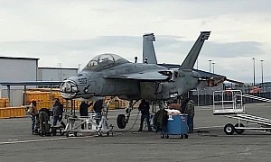 This EA-18G Growler Hit Another Airplane Mid-Air, Ready to Fly in World's First