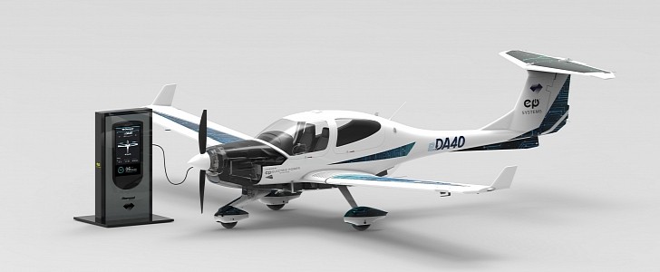 The eDA40 is a certified e-plane that can be charged in 20 minutes