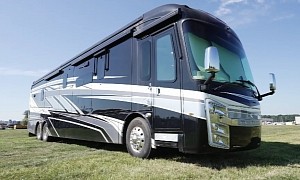 This Entegra Aspire Is Pure Luxury on Wheels, Has a Huge Walk-In Closet and a Wine Cooler