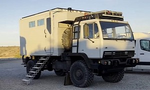 This Ex-Military Truck Is Now a Go-Anywhere Overlander Mobile Home for Daring Adventurers
