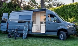 This Expertly-Built Camper Van Is a Mobile Sanctuary for Extended Periods on the Road