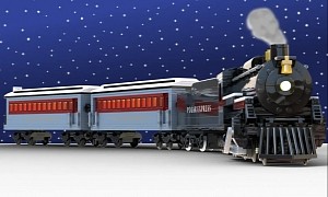 This Fan-Made LEGO Ideas Polar Express Train Is Here To Take You on a Childhood Journey