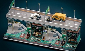 This Fan-Made LEGO Overpass Park Might Be the Best Addition to Your Minifigurines City