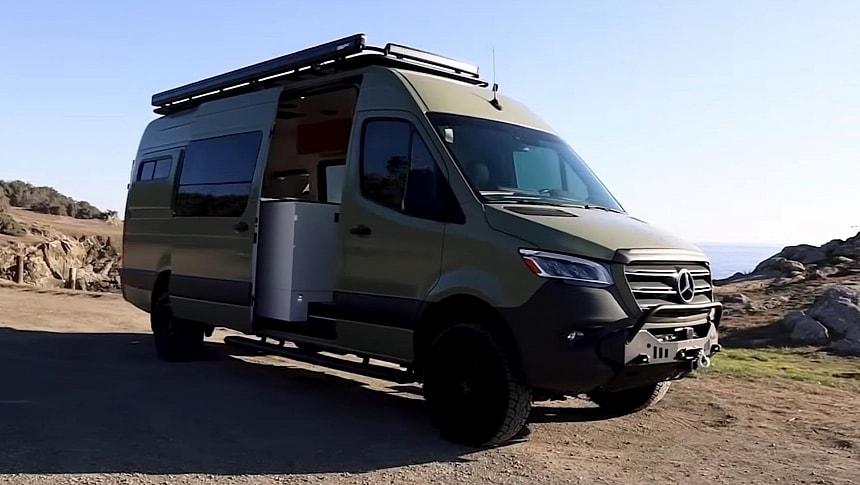 This Fancy Sprinter Camper Packs Everything You Need To Enjoy a Luxurious Van Life