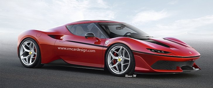 Ferrari J50 Coupe rendering
