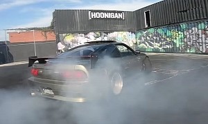 This Fire-Spitting 1992 1JZ-Swapped Nissan 240SX Is a Drift King With Time Attack Dreams