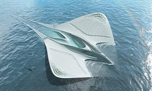 This Floating City Concept Shaped Like a Manta Ray Is Mind Blowing