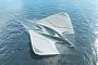 This Floating City Concept Shaped Like a Manta Ray Is Mind Blowing