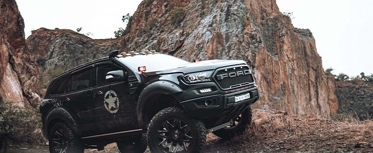 This Ford Everest With Ranger DNA Went to Off Road Gym 