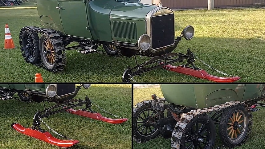 Ford Model T snowmobile